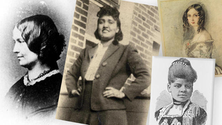 Charlotte Brontë, left, Henrietta Lacks, Ada Lovelace and Ida B. Wells are some of the prominent women belatedly getting obituaries in the New York Times. (Credit: CBS News)